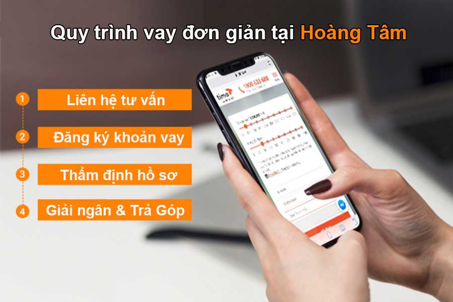 Quy trình cho vay tiền nóng tại Hoàng Tâm