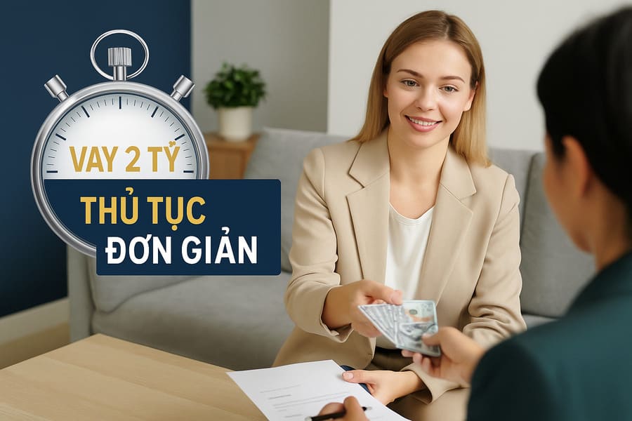 Vay 2 tỷ thủ tục đơn giản