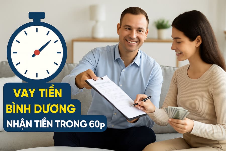 Vay nóng Bình Dương nhận tiền trong 60 phút